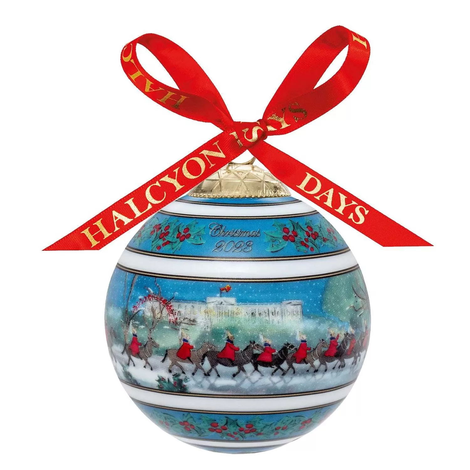 Halcyon Days 2023 Dated Christmas Bauble Flash Sale