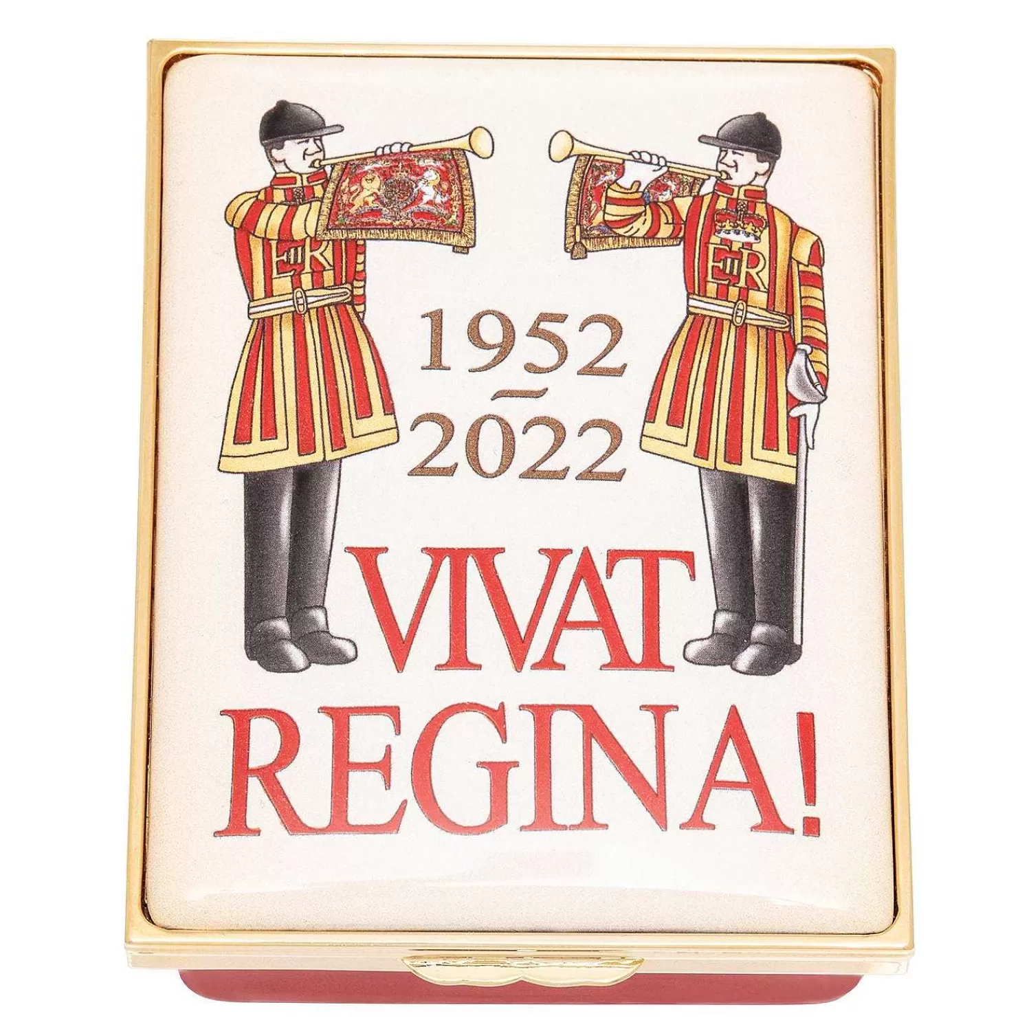 Halcyon Days A Royal Fanfare Enamel Box | Cheap