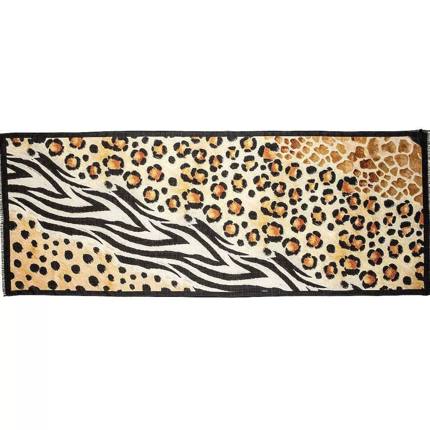 Halcyon Days Animal Print Wool Silk Scarf | Discount