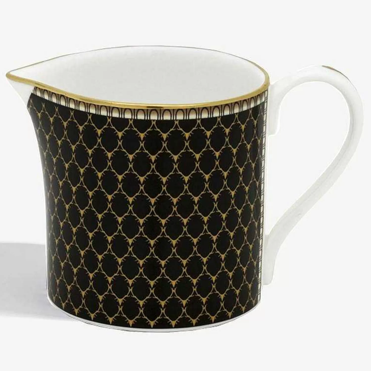 Halcyon Days Antler Trellis Creamer Black Clearance