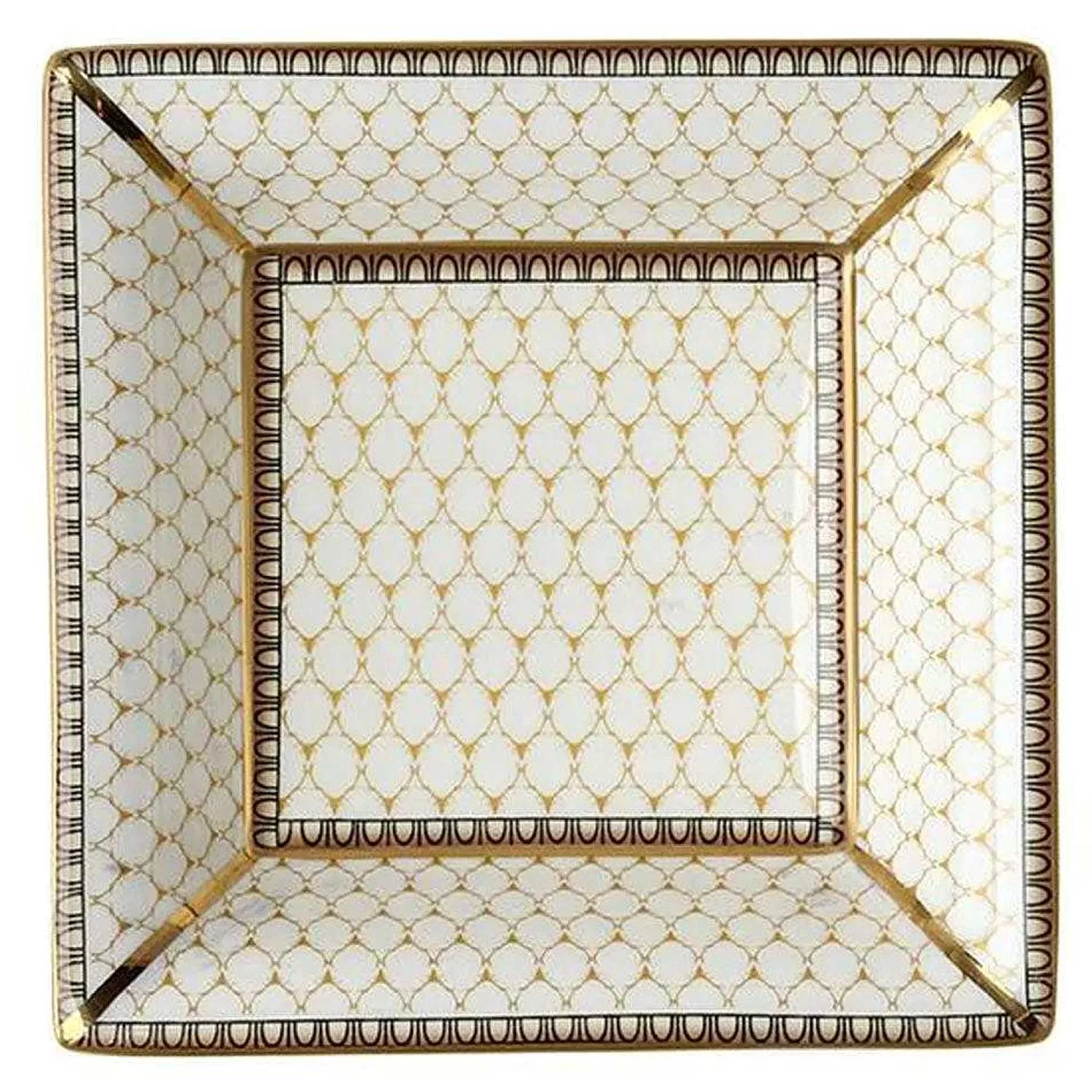 Halcyon Days Antler Trellis Square Tray Ivory | Store