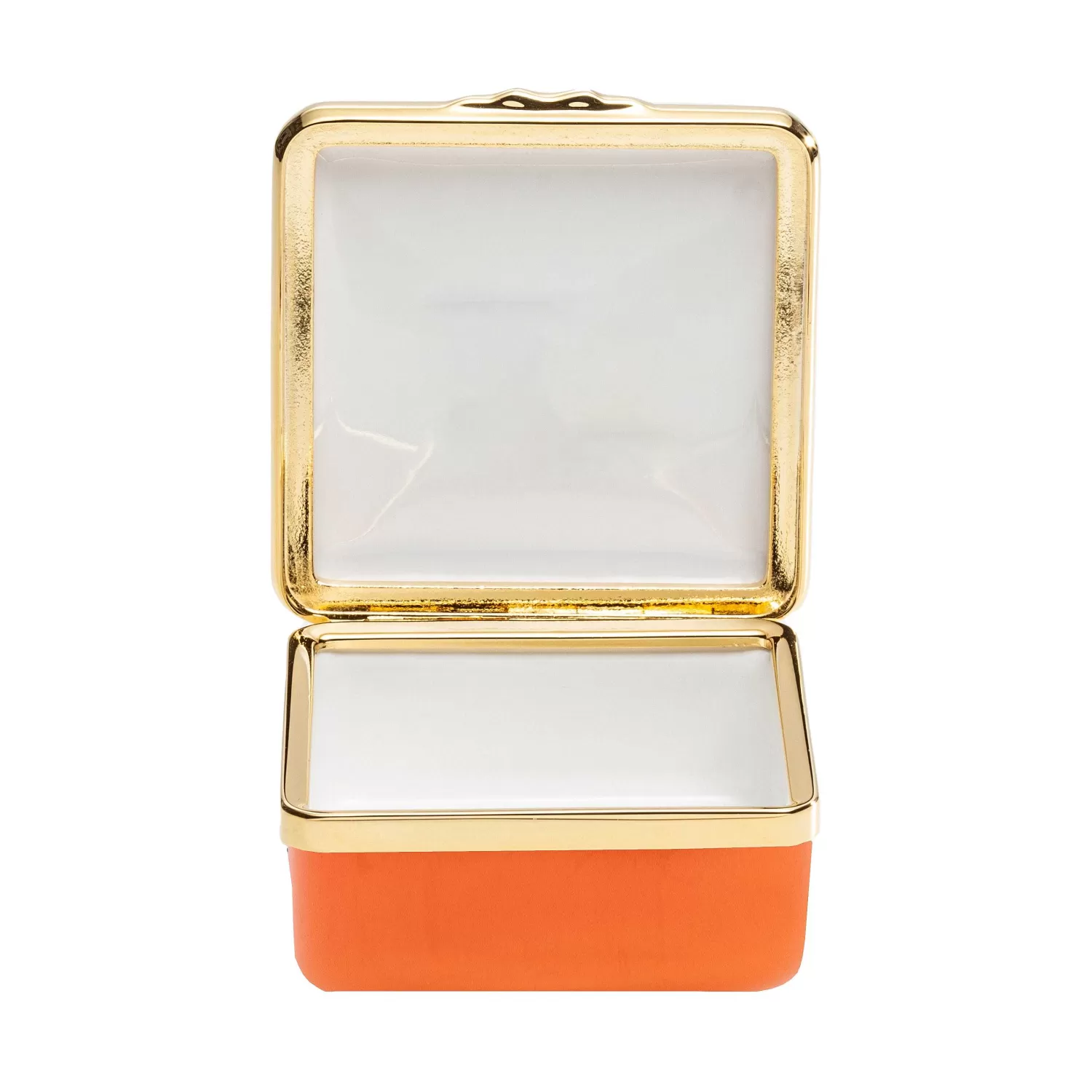 Halcyon Days Blank Canvas Orange Gold Box Outlet