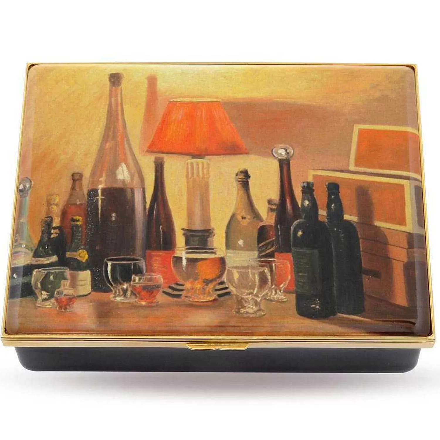 Halcyon Days Bottlescape By Sir Winston Churchil Enamel Box | Fashion