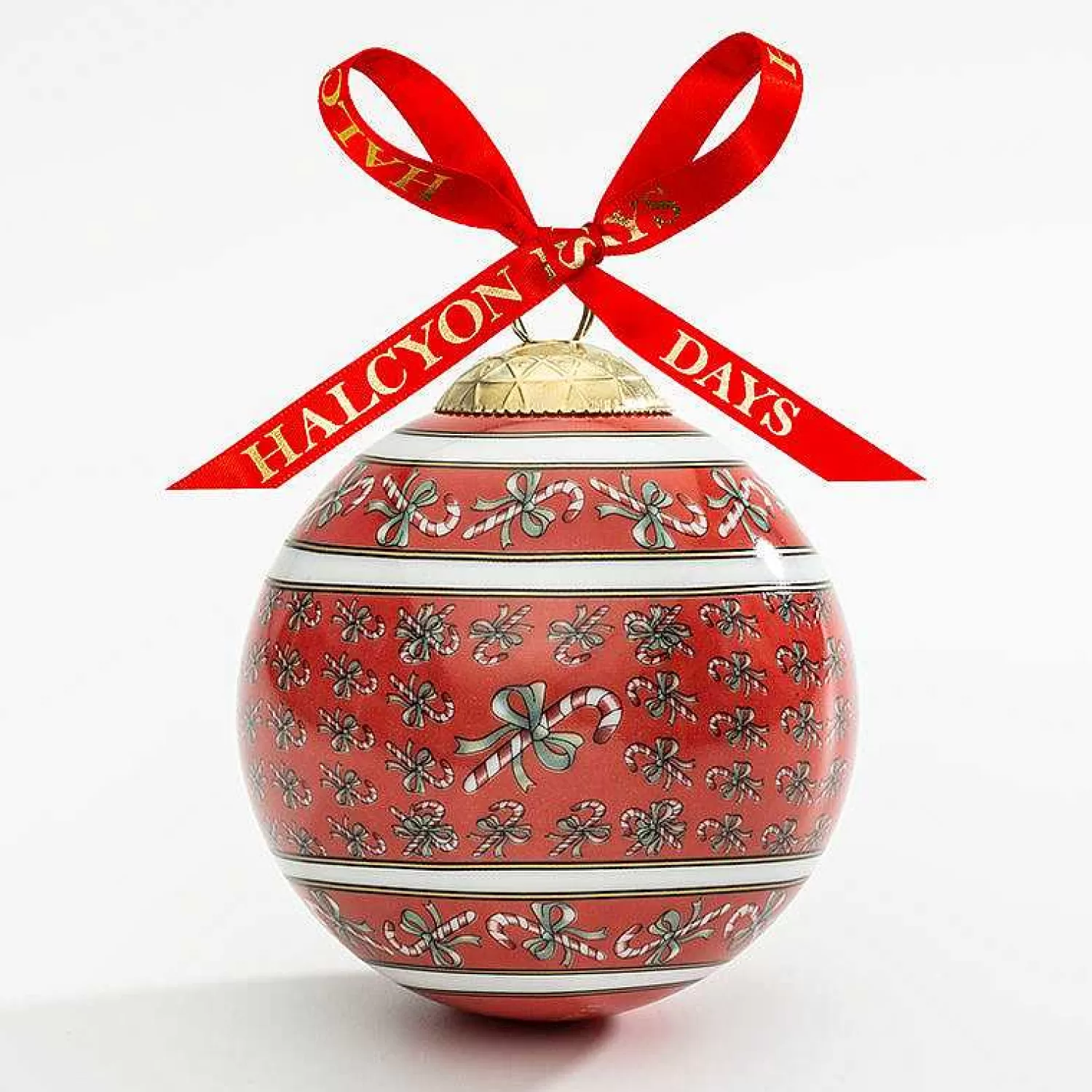 Halcyon Days Candy Cane Bauble Online