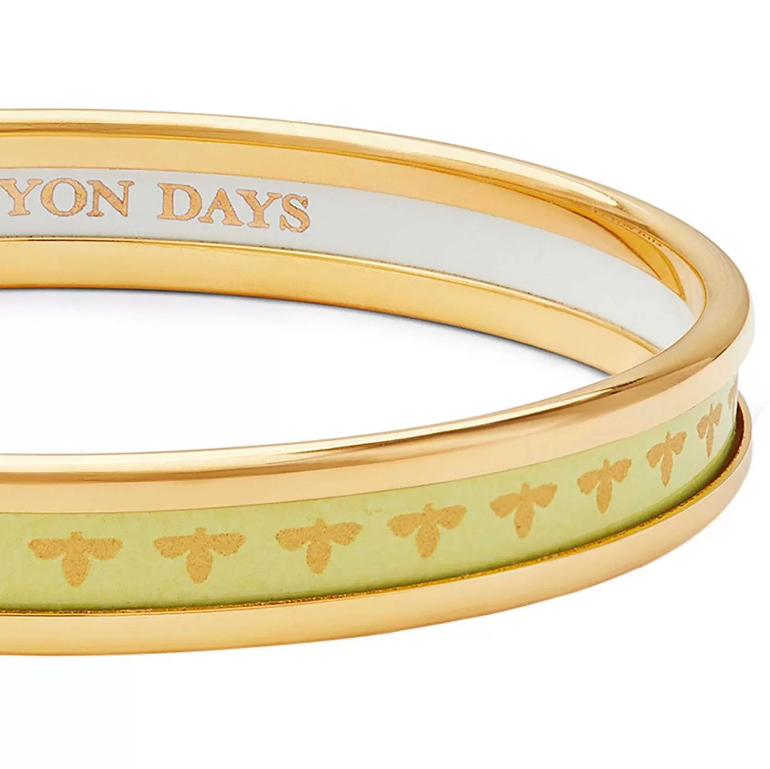 Halcyon Days Christmas Robin Enamel Bangle In Navy & Gold | Store