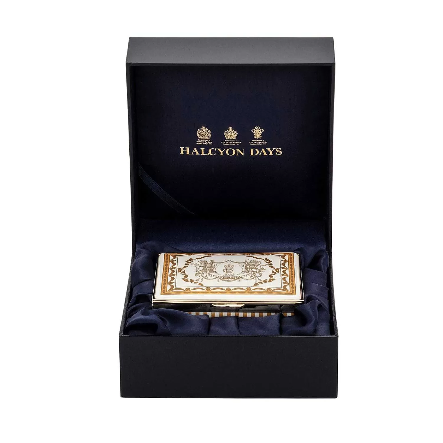 Halcyon Days Coronation Gold Prestige Musical Box Online