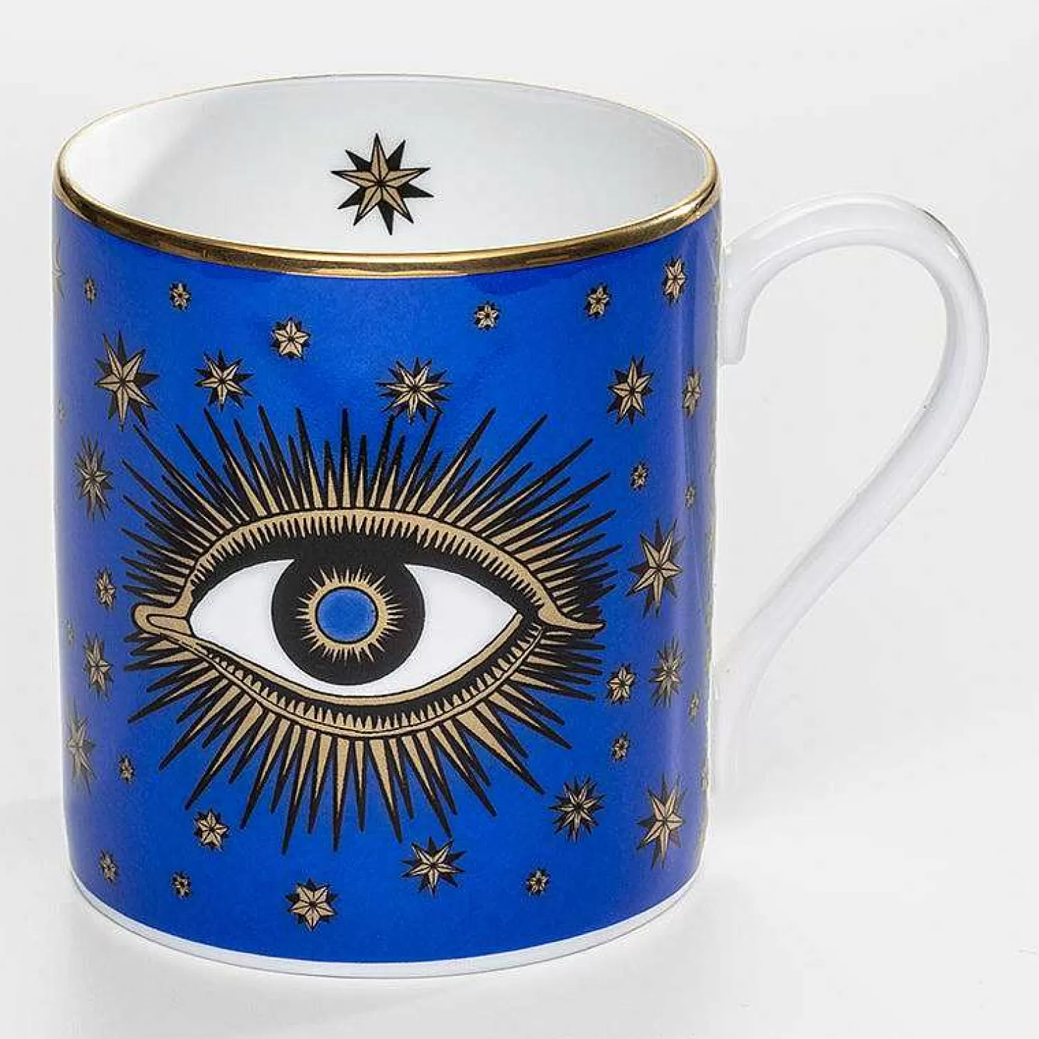 Halcyon Days Evil Eye, English Fine Bone China Mug | Hot