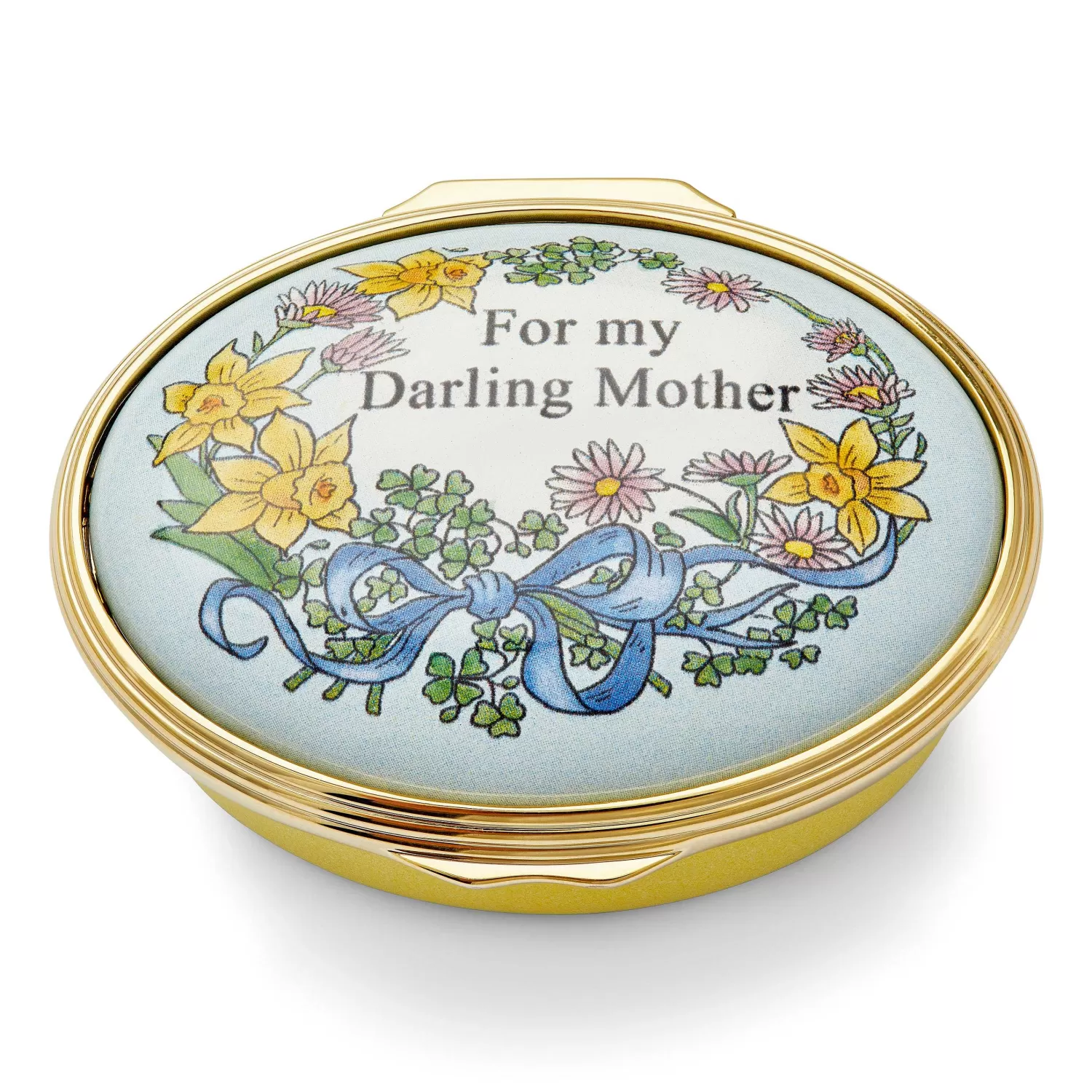 Halcyon Days For My Darling Mother Enamel Box - Personalised Cheap