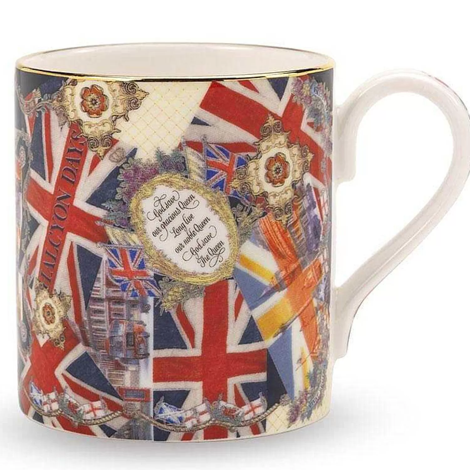 Halcyon Days Glorious Reign Fine Bone China Mug | Best Sale