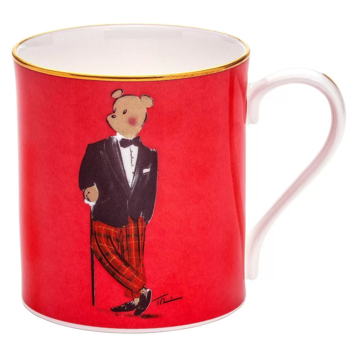 Halcyon Days Hal The Bear English Fine Bone China Mug | Discount