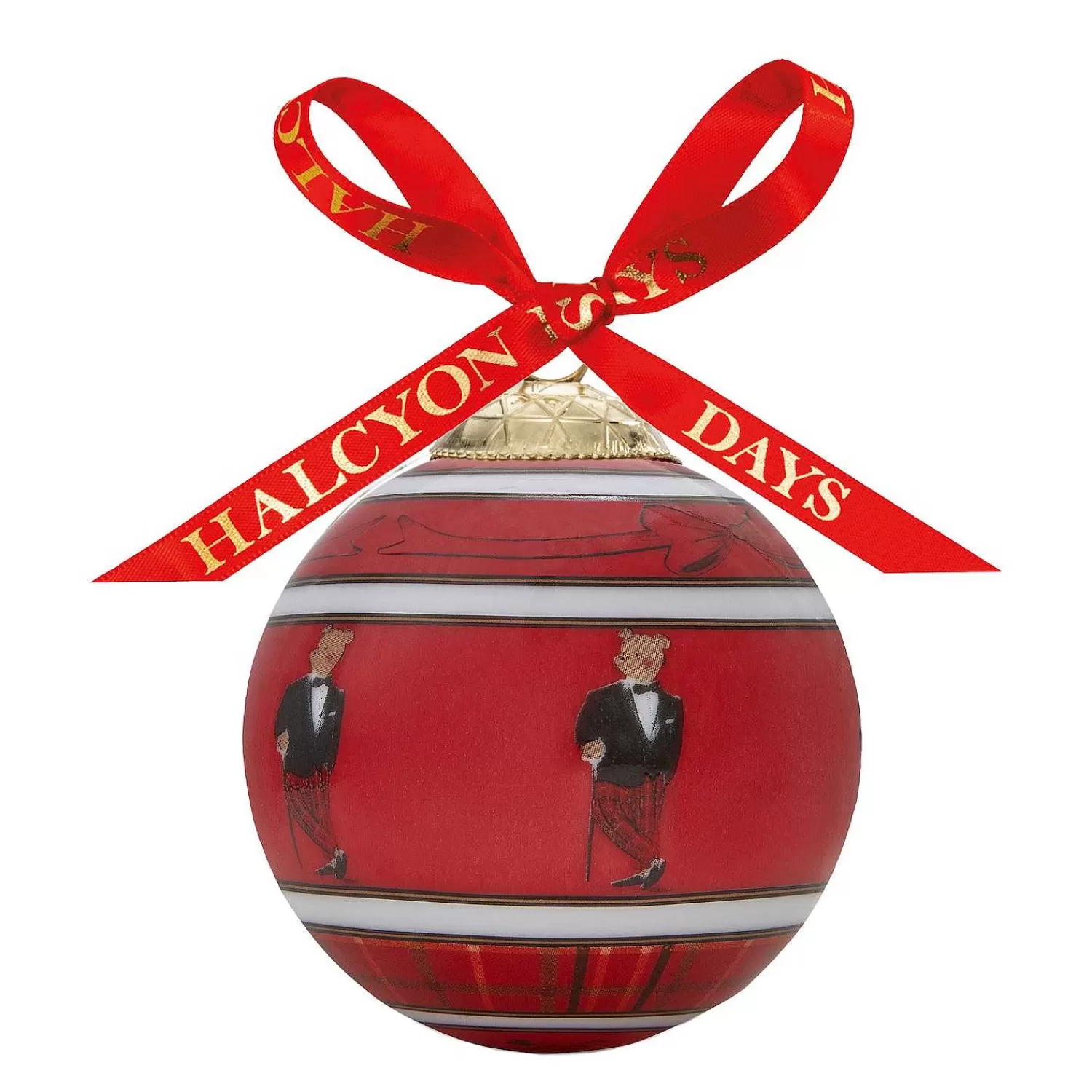 Halcyon Days Hal The Bear Red Bauble | Store