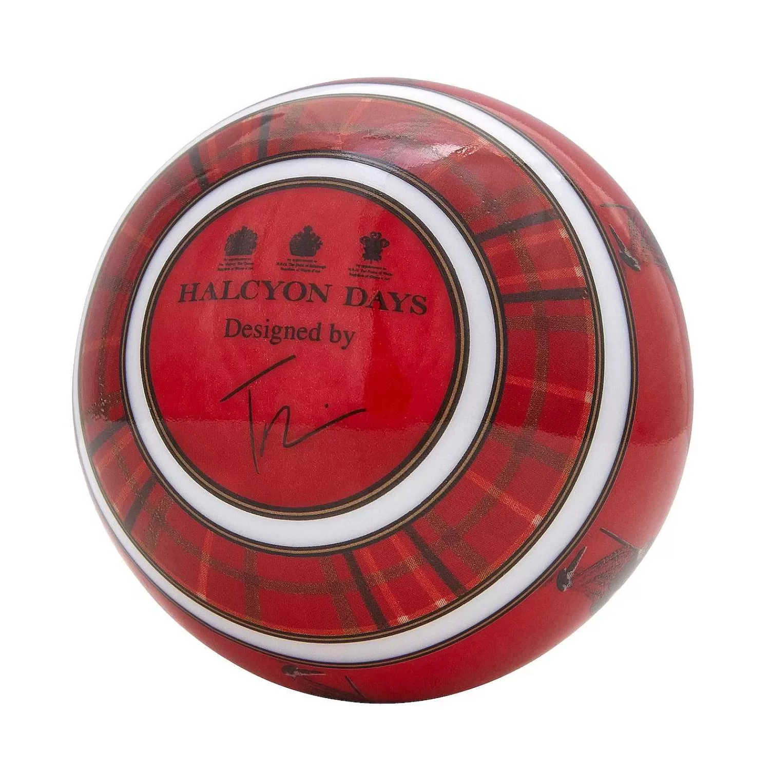 Halcyon Days Hal The Bear Red Bauble | Store