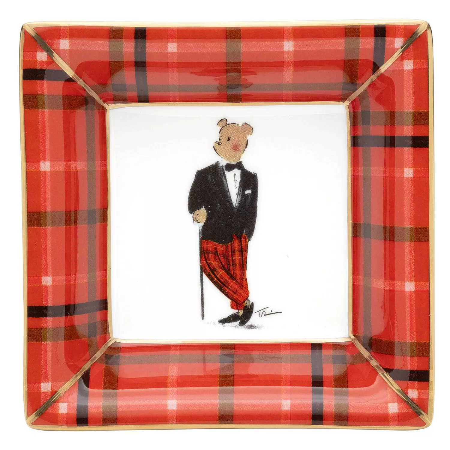 Halcyon Days Hal The Bear Trinket Tray | Clearance