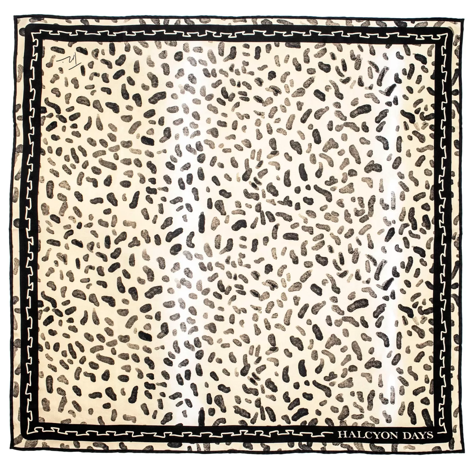 Halcyon Days Leopard Print Silk Scarf Cheap