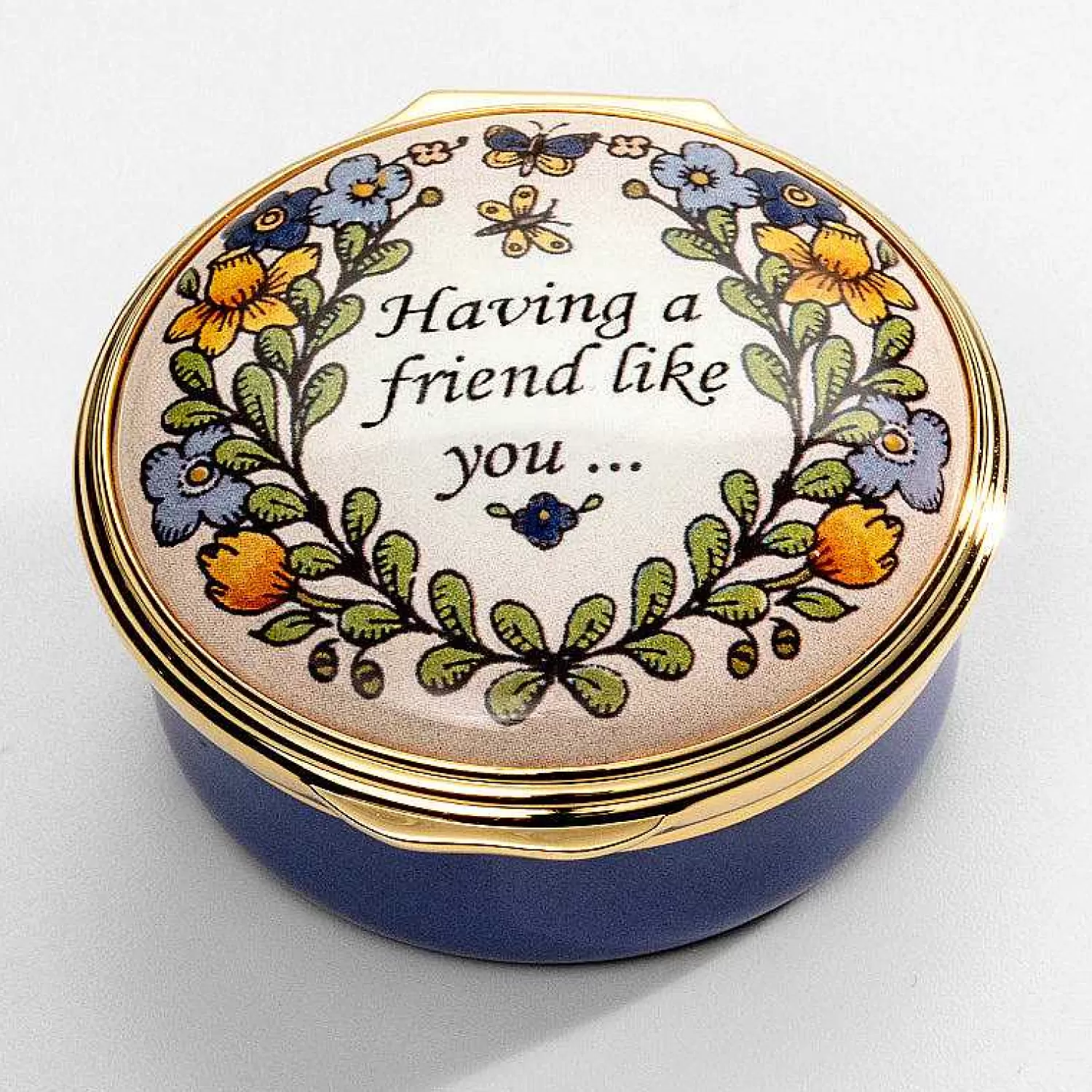 Halcyon Days Having A Friend Like You Enamel Box | Best