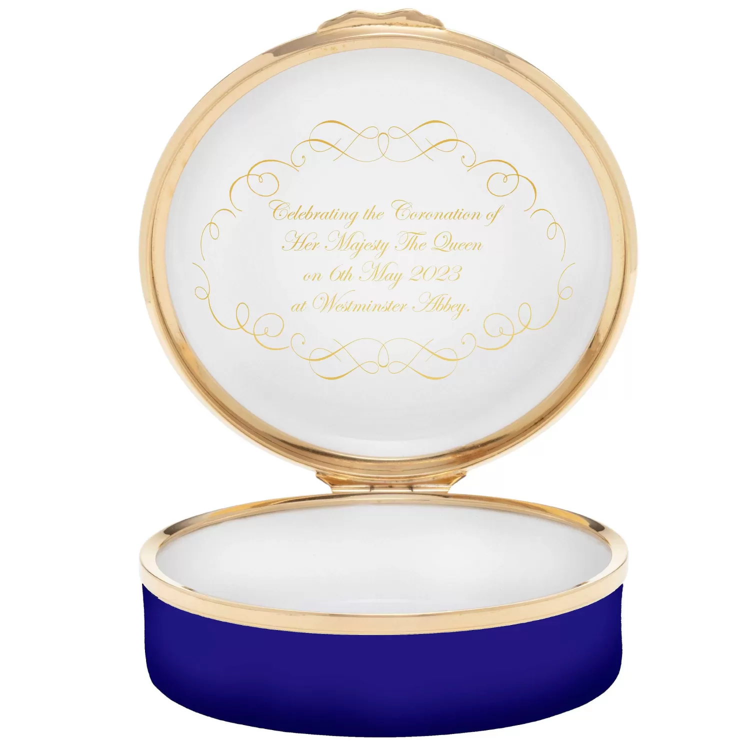 Halcyon Days Her Majesty Queen Camilla Enamel Box Best