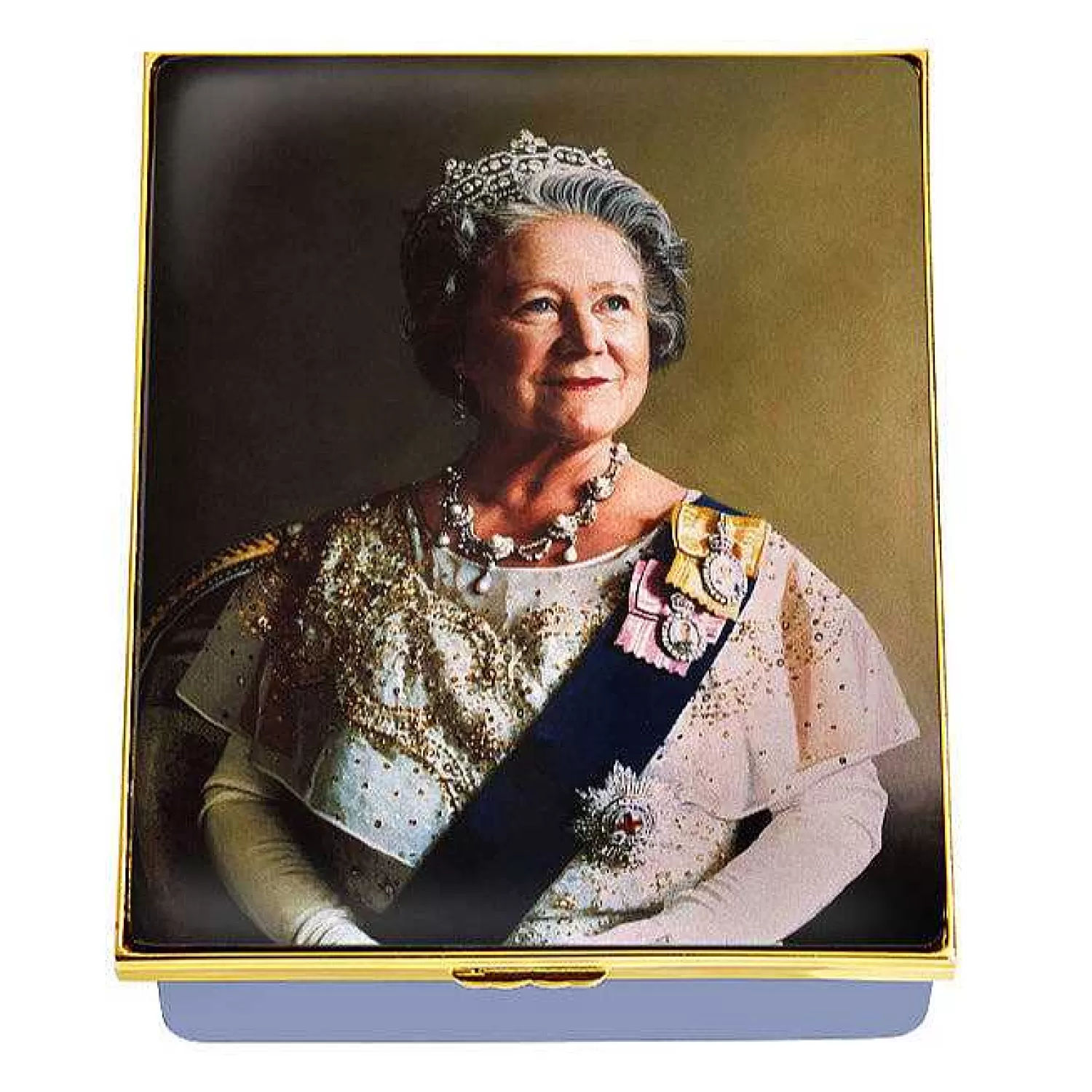 Halcyon Days Her Majesty Queen Elizabeth, The Queen Mother Enamel Box Outlet