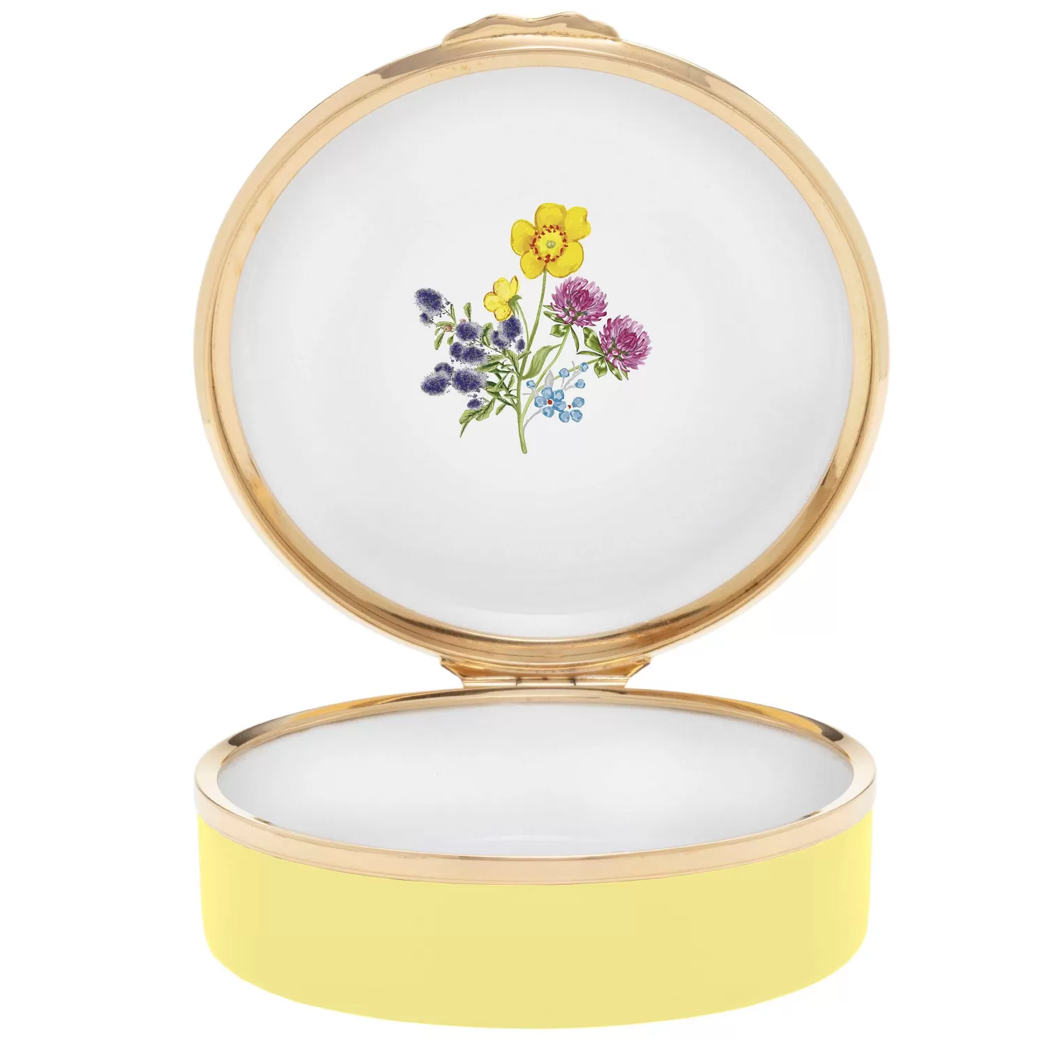 Halcyon Days Highgrove Wildflower Enamel Box Cheap