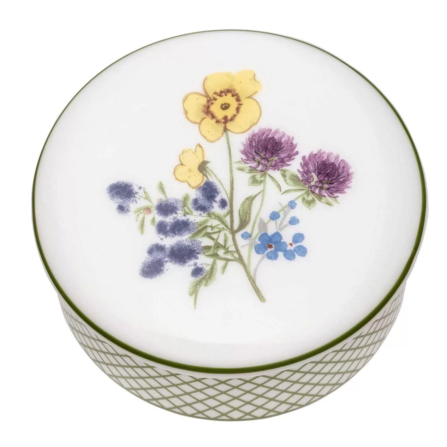 Halcyon Days Highgrove Wildflower Round Trinket Box Best