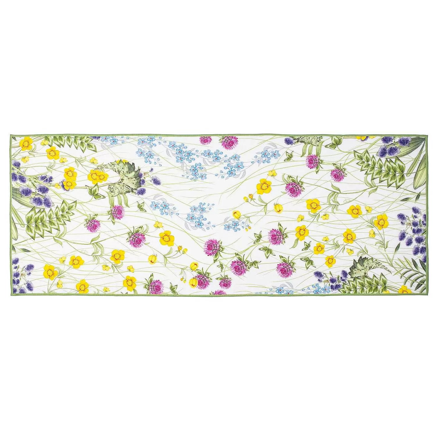 Halcyon Days Highgrove Wildflower Stream Silk Scarf Clearance