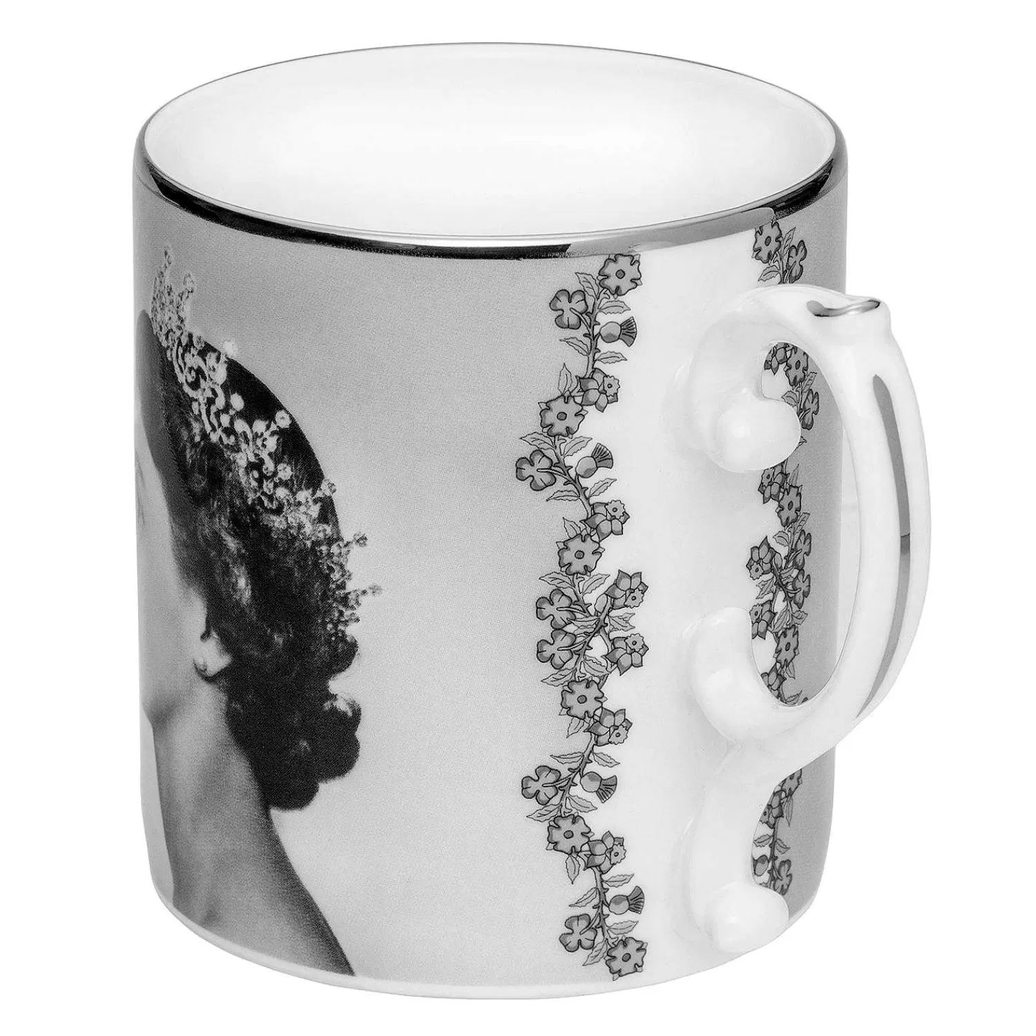 Halcyon Days Hm Queen Elizabeth Ii, Fine Bone China Mug | Flash Sale