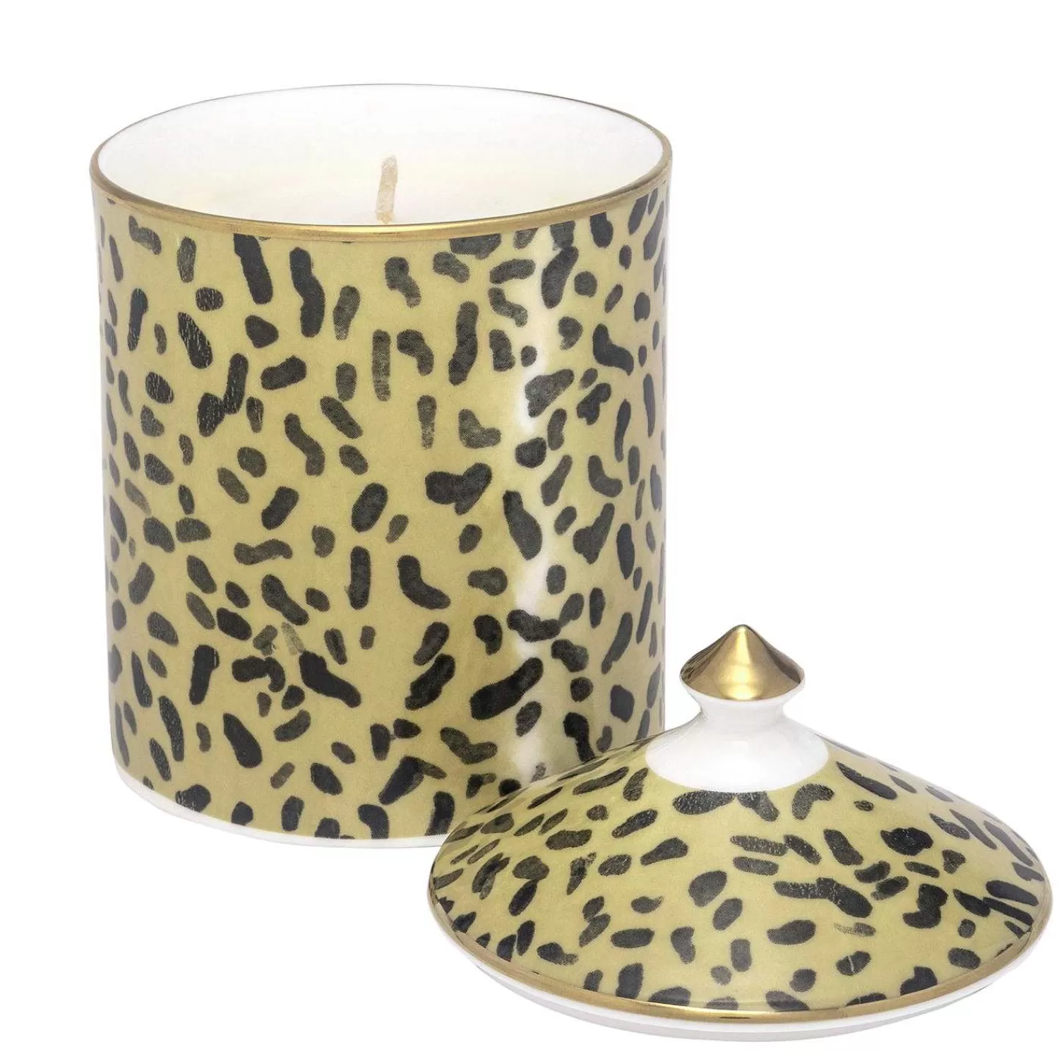 Halcyon Days Leopard Print Sandalwood & Vetiver Lidded Candle Best