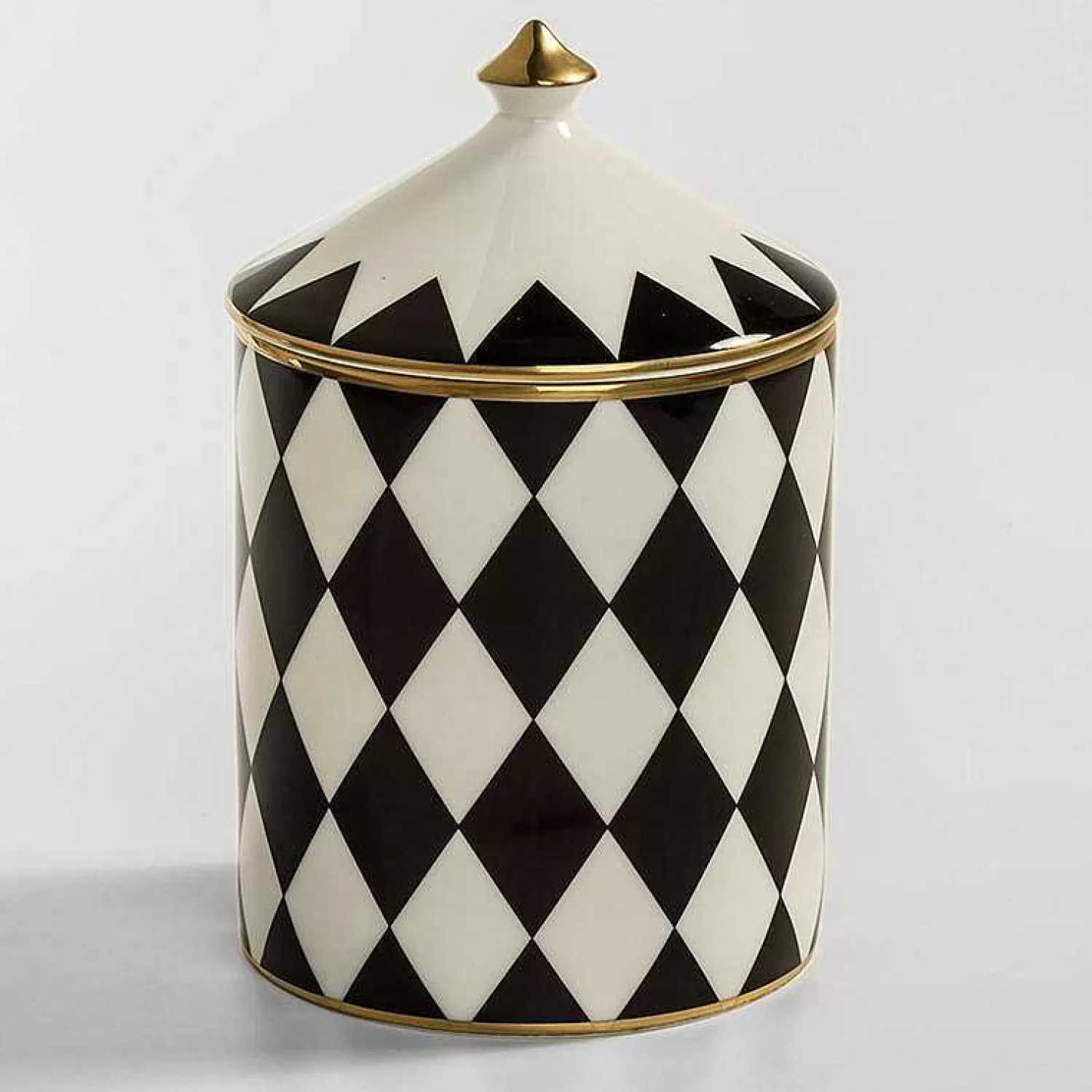 Halcyon Days Parterre Black Jasmine Lidded Candle Sale