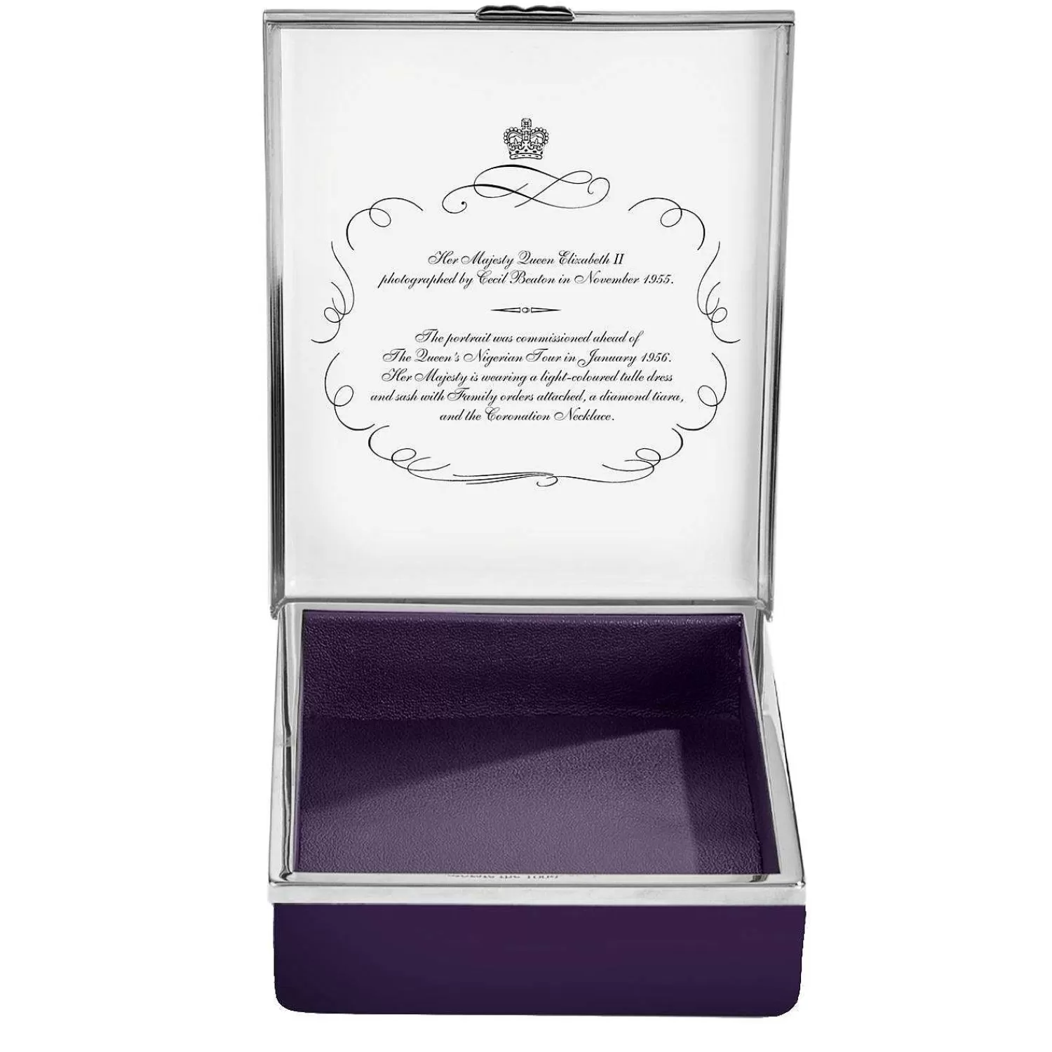 Halcyon Days Portrait Of Hm Queen Elizabeth Ii By Cecil Beaton Enamel Box Sale