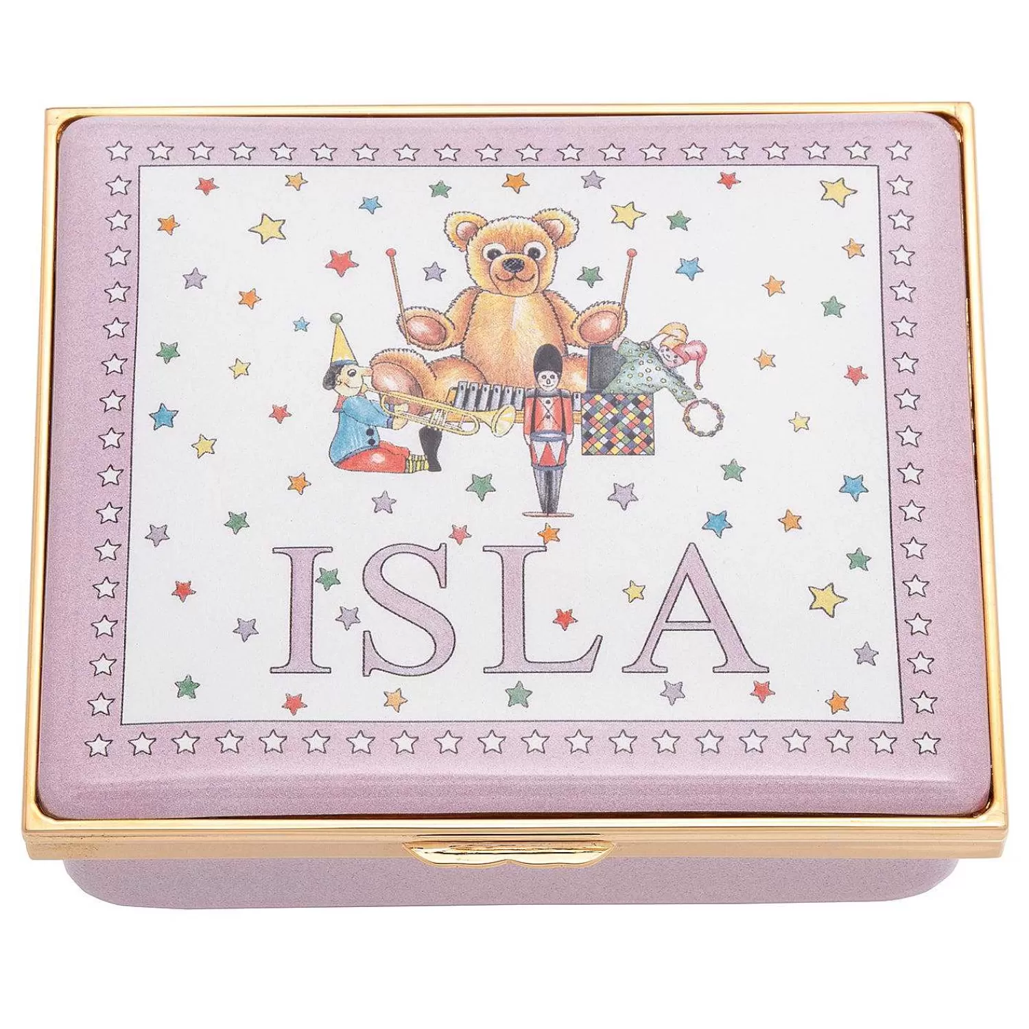 Halcyon Days Prestige Newborn Enamel Box - Personalised Hot