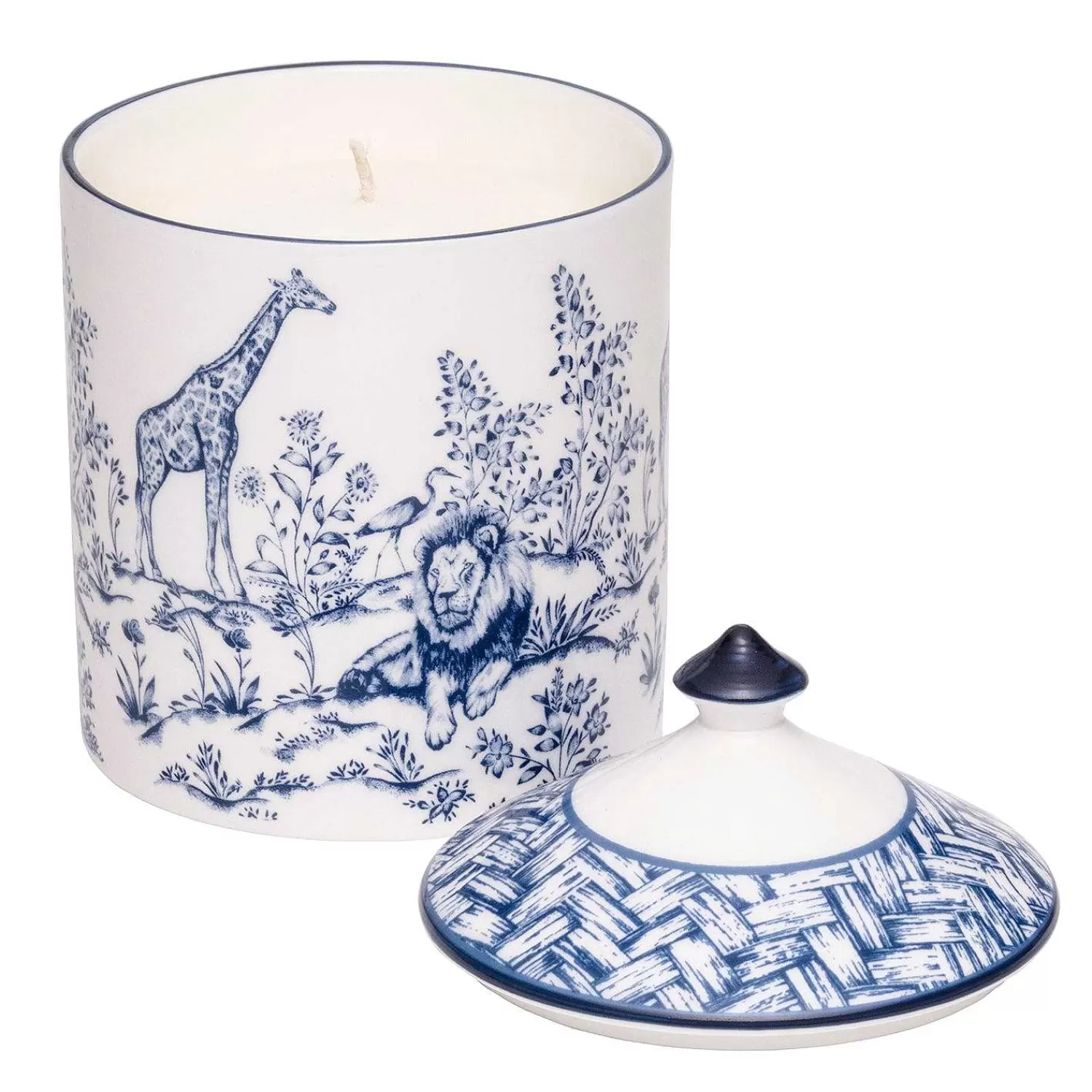 Halcyon Days Serengeti Jasmine Lidded Candle Discount