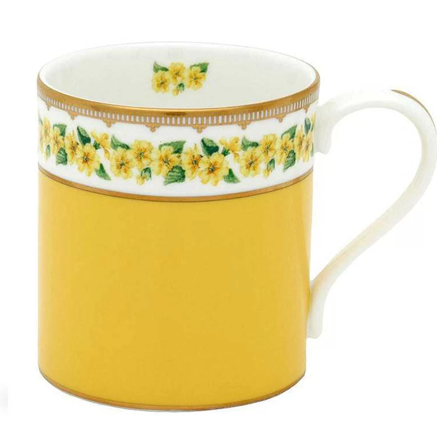 Halcyon Days Shell Floral Primula Fine Bone China Mug | Store