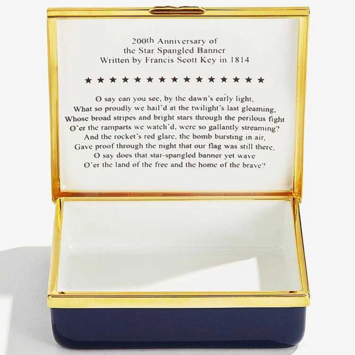 Halcyon Days The Star Spangled Banner Enamel Box | Cheap