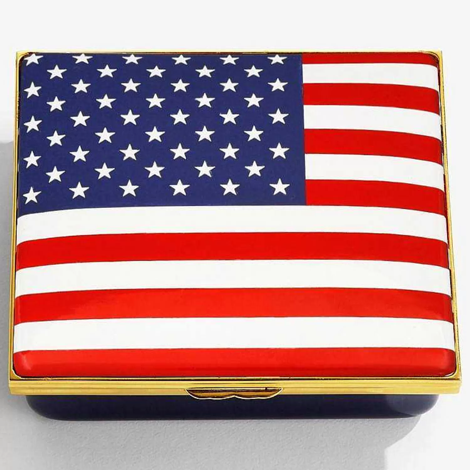 Halcyon Days The Stars & Stripes Enamel Box | Store