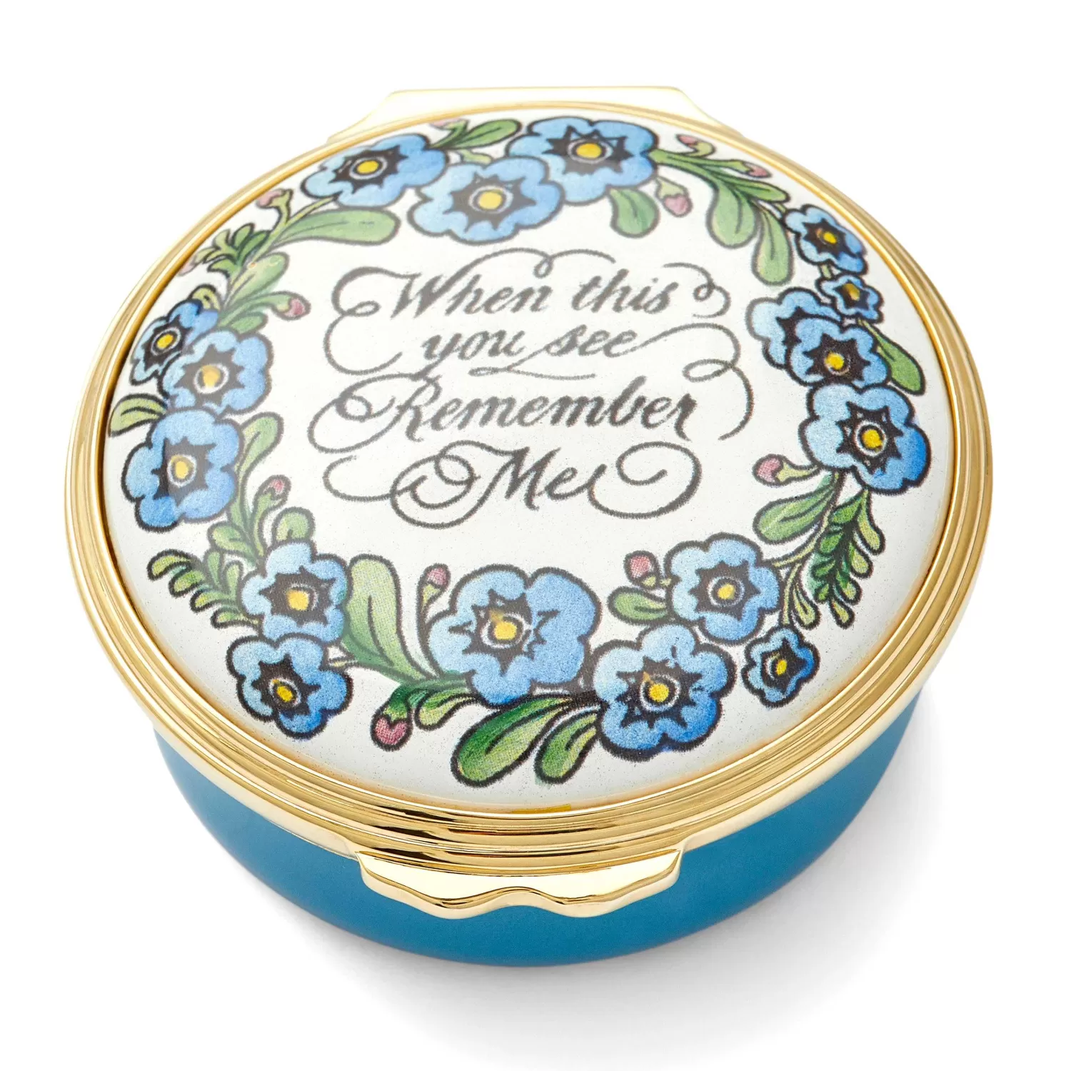 Halcyon Days When This You See, Remember Me Enamel Box | Cheap