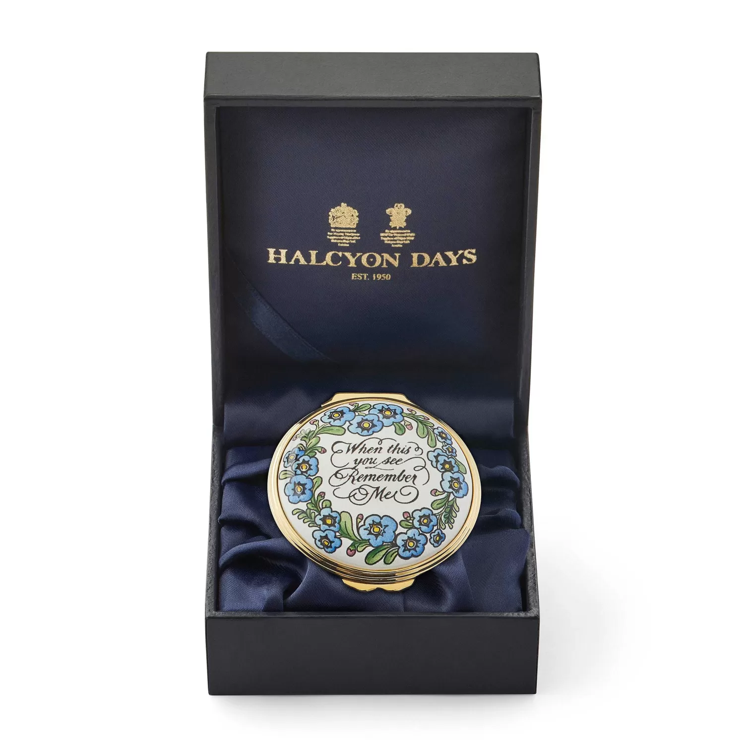 Halcyon Days When This You See, Remember Me Enamel Box | Cheap