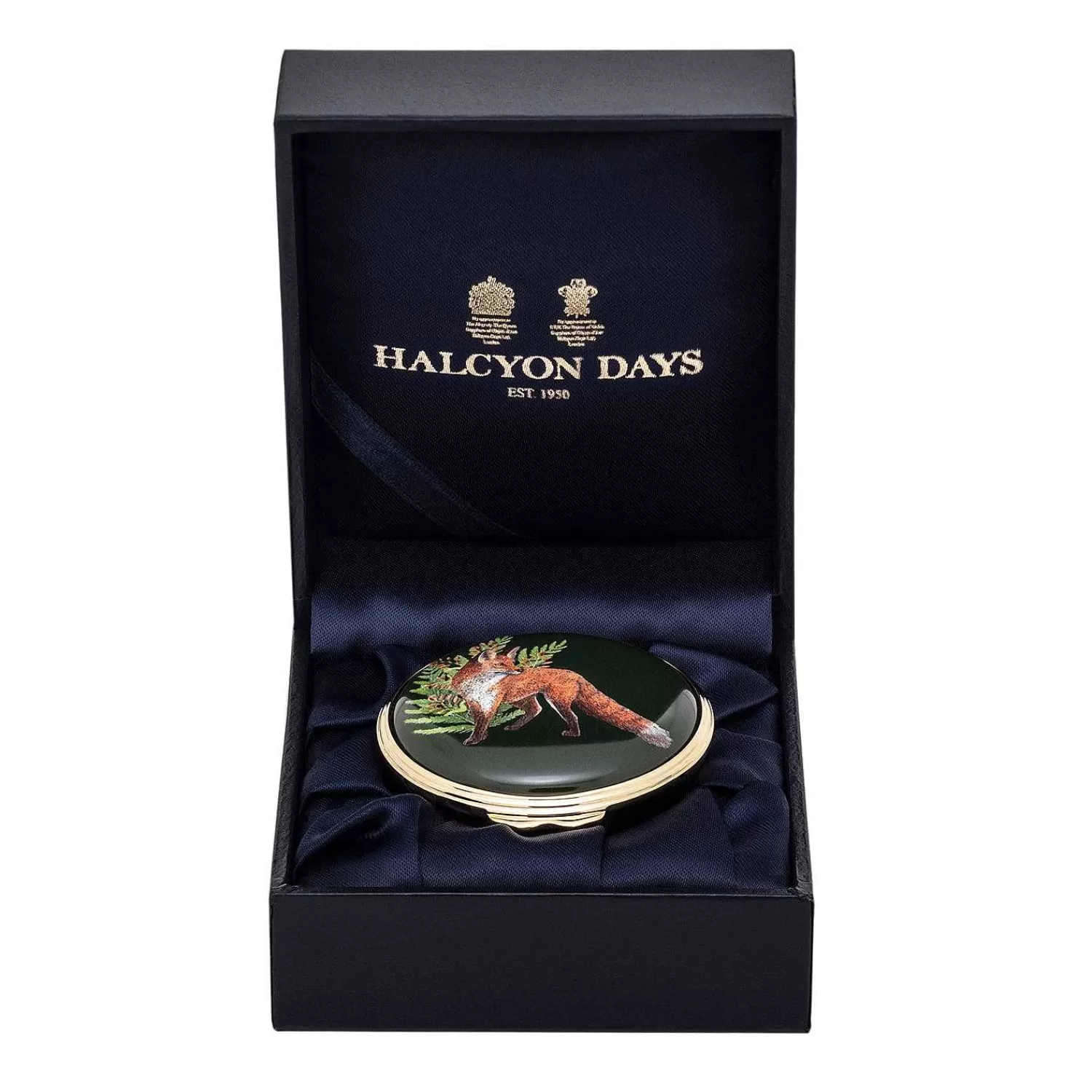 Halcyon Days Woodland Wildlife Fox Enamel Box Discount